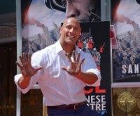 Dwayne Johnson honored with Hollywood handprint ceremony