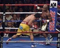 Winner Mayweather says no rematch for 'sore loser' Pacquiao