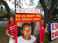 Anti-Rubio Protest Miami-Dade