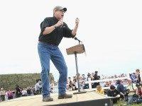 Republican Presidential Hopefuls Attends Sen. Joni Ernst's Inaugural Roast And Ride Event