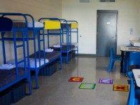 The Karnes County Residential Center is viewed on July 31, 2014 in Karnes City, Texas. The civil facility is being used by U.S. Immigration and Customs Enforcement (ICE) to accomodate the increase of adults with children who have been apprehended illegally crossing the Southwest border.