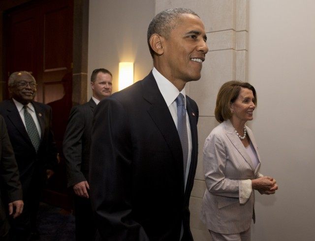 Barack Obama, Nancy Pelosi, James Clyburn
