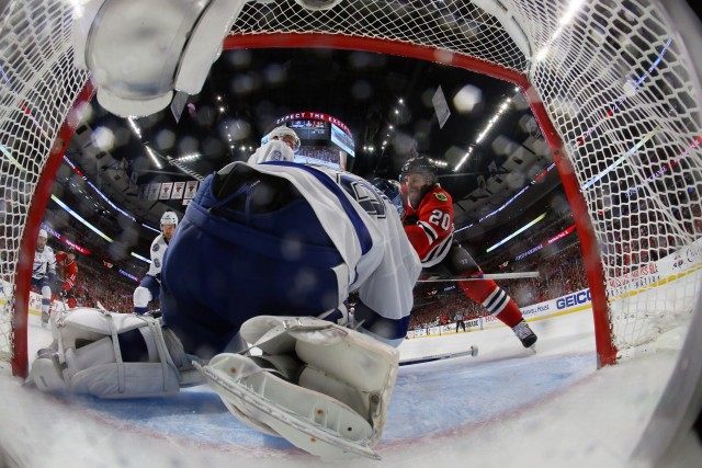 Brandon Saad, Ben Bishop