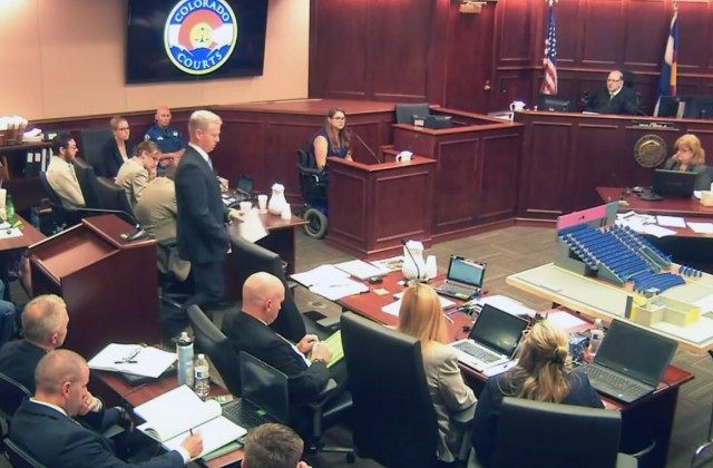 James Holmes, Ashley Moser, George Brauchler