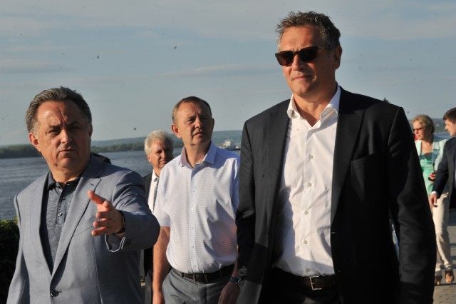 Jerome Valcke, Vitaly Mutko