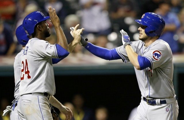 Kris Bryant, Mike Baxter, Dexter Fowler