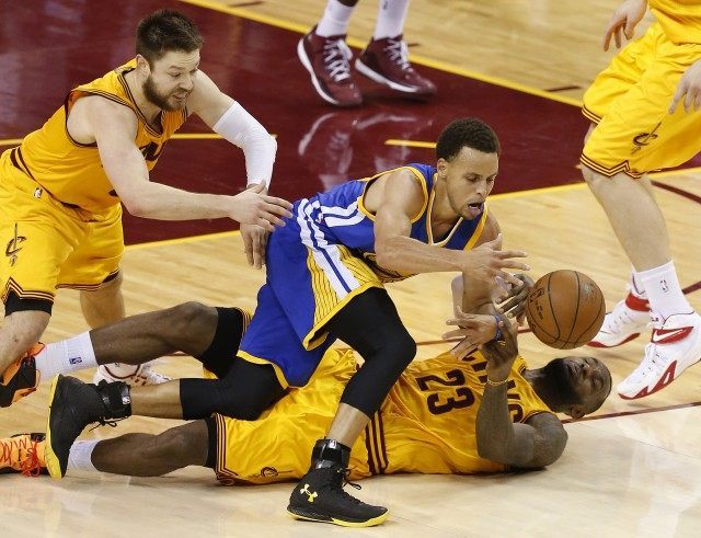 LeBron James, Stephen Curry, Matthew Dellavedova