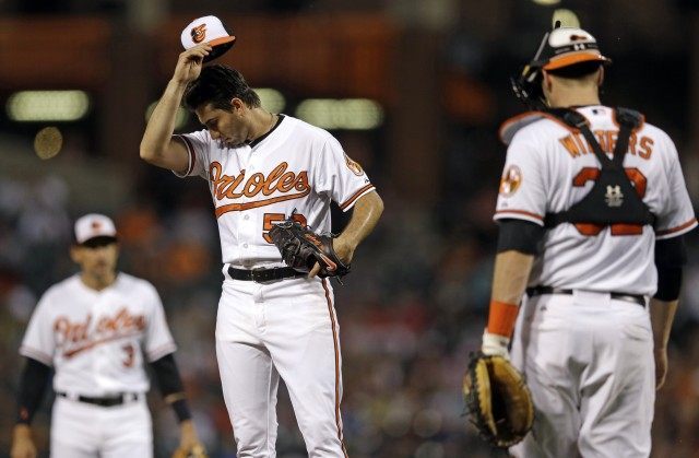 Matt Weiters, Miguel Gonzalez, Ryan Flaherty