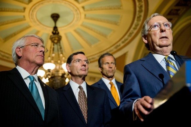 Mitch McConnell, Roger Wicker, John Barrasso, John Thune