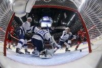 Ondrej Palat, Andrei Vasilevskiy, Anton Stralman, Jonathan Toews