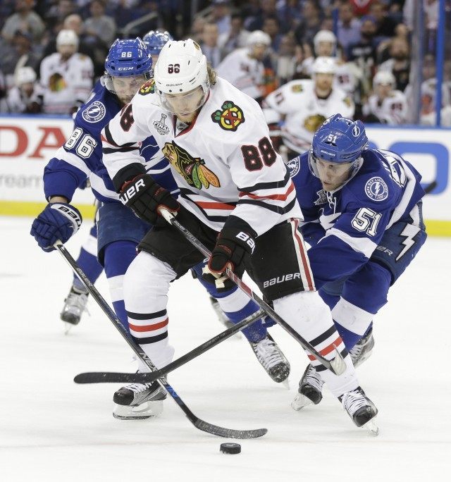 Patrick Kane, Nikita Kucherov, Valtteri Filppula