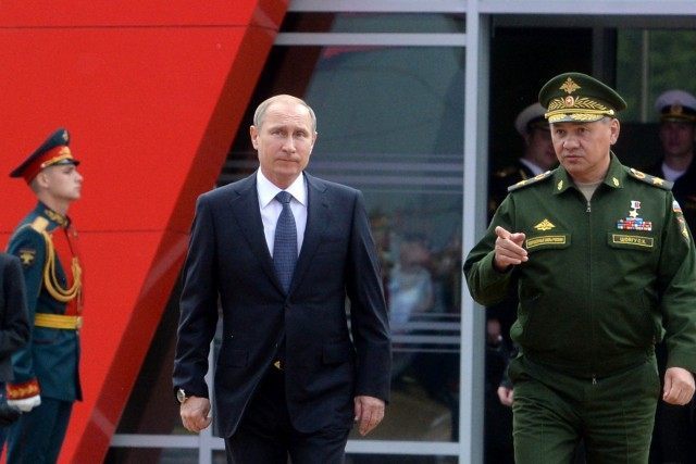Vladimir Putin, Sergei Shoigu