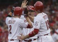 Zack Cozart, Joey Votto, Jay Bruce