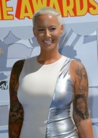 Amber Rose goes nearly nude on book cover