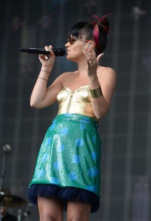 Lily Allen suffers 'minor burns' during a camping-trip gas explosion