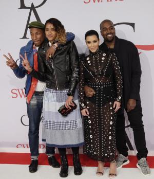 Kim Kardashian's dress caught fire at the CDFA Awards and Pharrell put it out