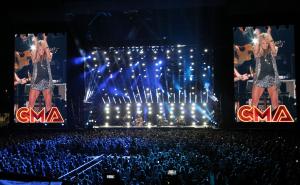 Carrie Underwood, Kellie Pickler perform at the CMA Music Festival