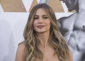 Sofia Vergara faces anti-abortion protesters at movie premiere