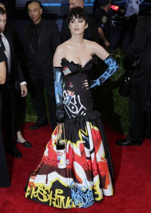 Katy Perry Goes almost nude for new Moschino campaign