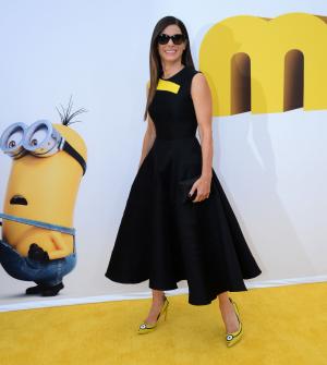 Sandra Bullock wears 'Minions' shoes to movie's premiere