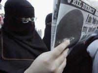 Muslims Demonstrate Against Ministers Comments On Veiling