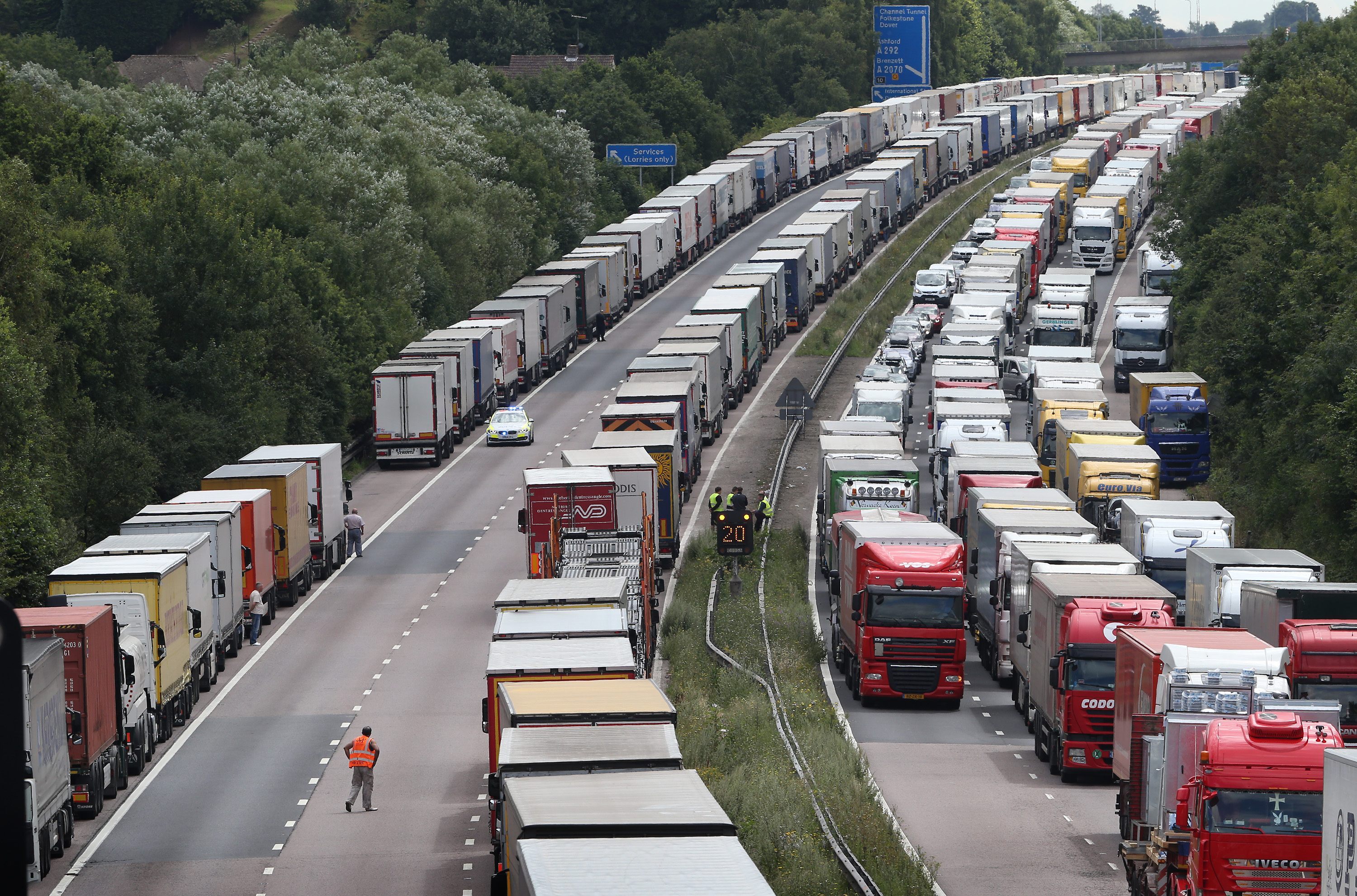Truckers Calais Crisis
