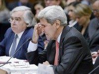 John Kerry exasperated (Olivier Douliery / Getty)