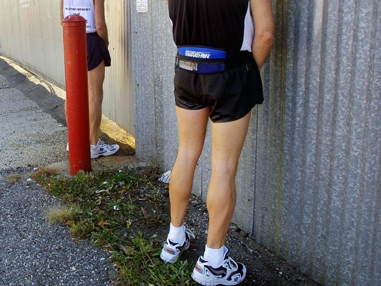 Public urination (Mario Tama / Getty)