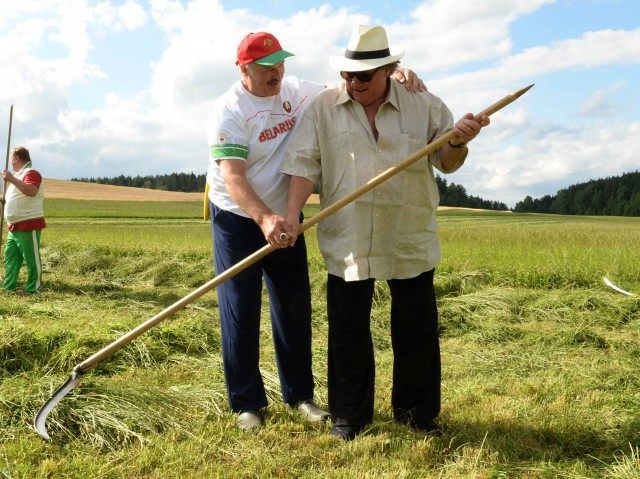 Alexander Lukashenko, Gerard Depardieu