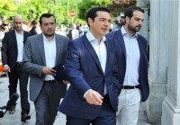 Alexis Tsipras, Nikos Pappas, Gabriel Sakellaridis