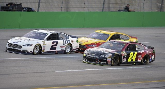Brad Keselowski, Jeff Gordon, Joey Logano