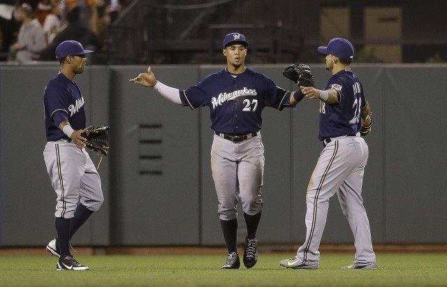 Carlos Gomez, Gerardo Parra, Khris Davis