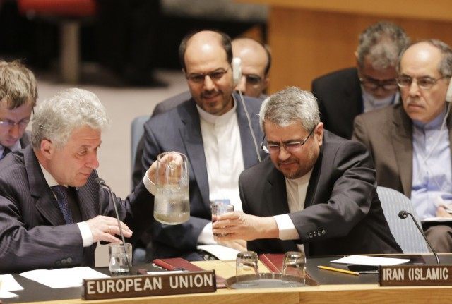 New York, Thomas Mayr-Harting, Gholamali Khoshroo