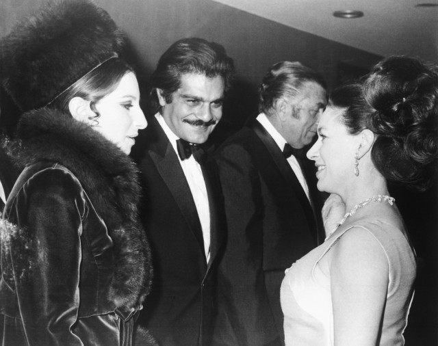 Princess Margaret, Barbara Streisand, Omar Sharif