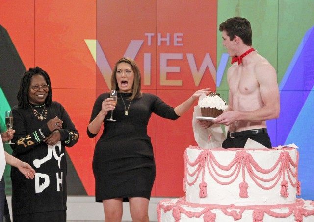 WHOOPI GOLDBERG, MICHELLE COLLINS, MODEL, NICOLLE WALLACE