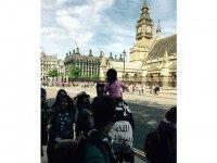 Islamic State flag in london