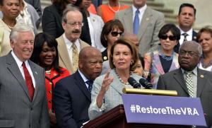 Democrats urge restoration of Voting Rights Act on 50th anniversary