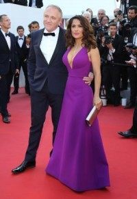 Salma Hayek goes topless for Allure magazine