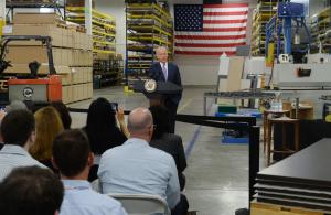 Biden visits Hollywood factory to promote minimum wage hike