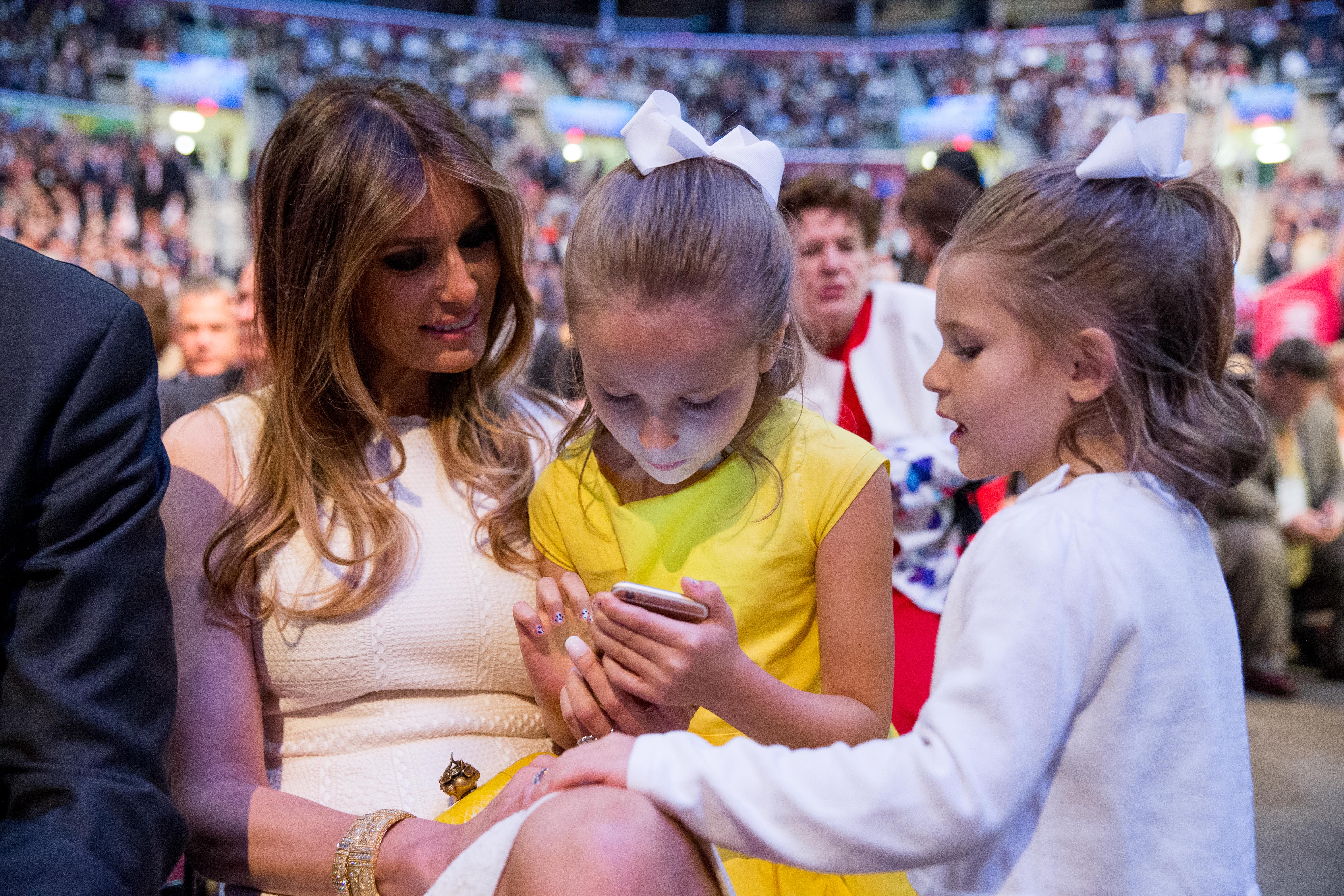 Melania Trump, Caroline Cruz, Catherine Cruz