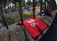 refugee tent camp