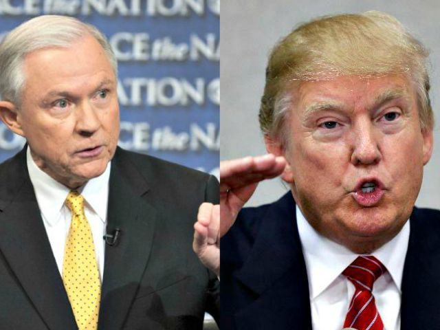 Donald Trump Consults With Jeff Sessions On Immigration