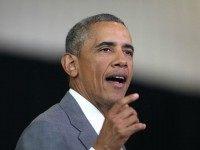 U.S. President Barack Obama speaks during an event to mark the 10th anniversary of Hurricane Katrina on August 27, 2015 in New Orleans, Louisiana. President Obama spoke at the Andrew P. Sanchez & Copelin-Byrd Multi-Service Center located in the Lower 9th Ward, a largely African-American neighborhood that was one of the hardest hit by the storm.