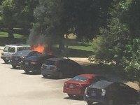 Texas Capitol Car Fire