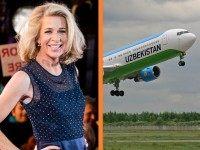 Katie Hopkins Uzbekistan Airlines