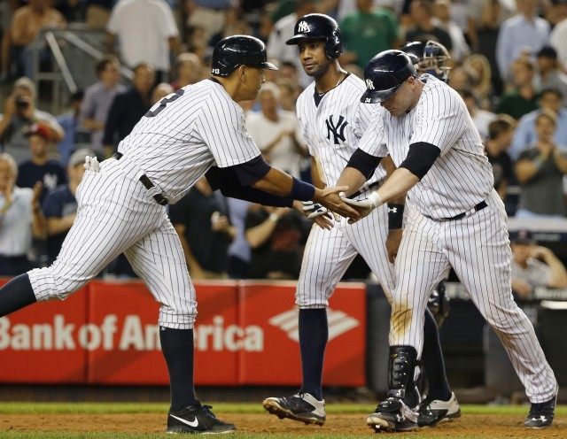 Alex Rodriguez, Chris Young, Brian McCann
