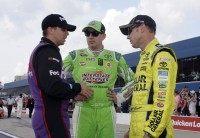 Denny Hamlin, Kyle Busch, Matt Kenseth