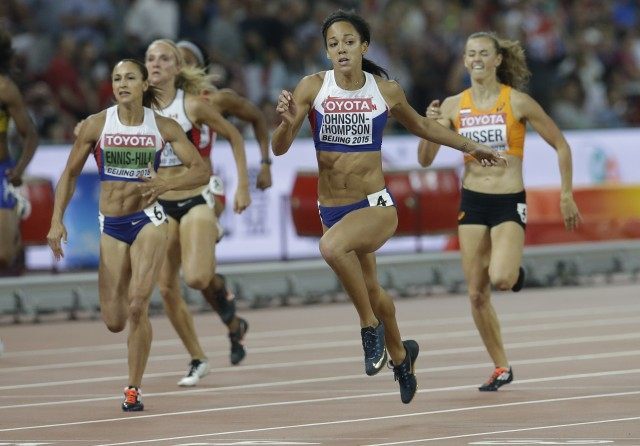 Jessica Ennis-Hill, Brianne Theisen Eaton, Katarina Johnson-Thompson, Nadine Visser