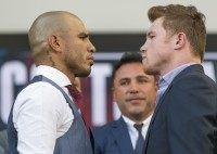 Miguel Cotto, Oscar De La Hoya, Saul Canelo Alvarez
