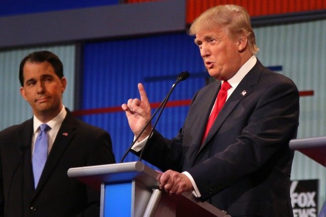 Scott Walker, Donald Trump